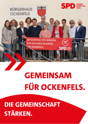 Wahlplakat für Ockenfels