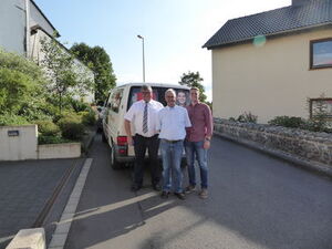 Michael, Ernst Willi und Martin in Ockenfels